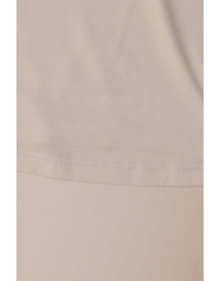Adidas Mens Aeroready Camiseta Top Médio Poliéster Branco