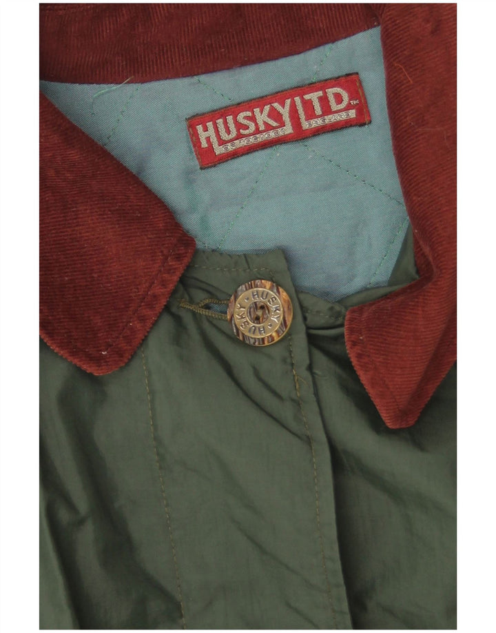 Casaco poncho grande feminino Husky, tamanho único, verde