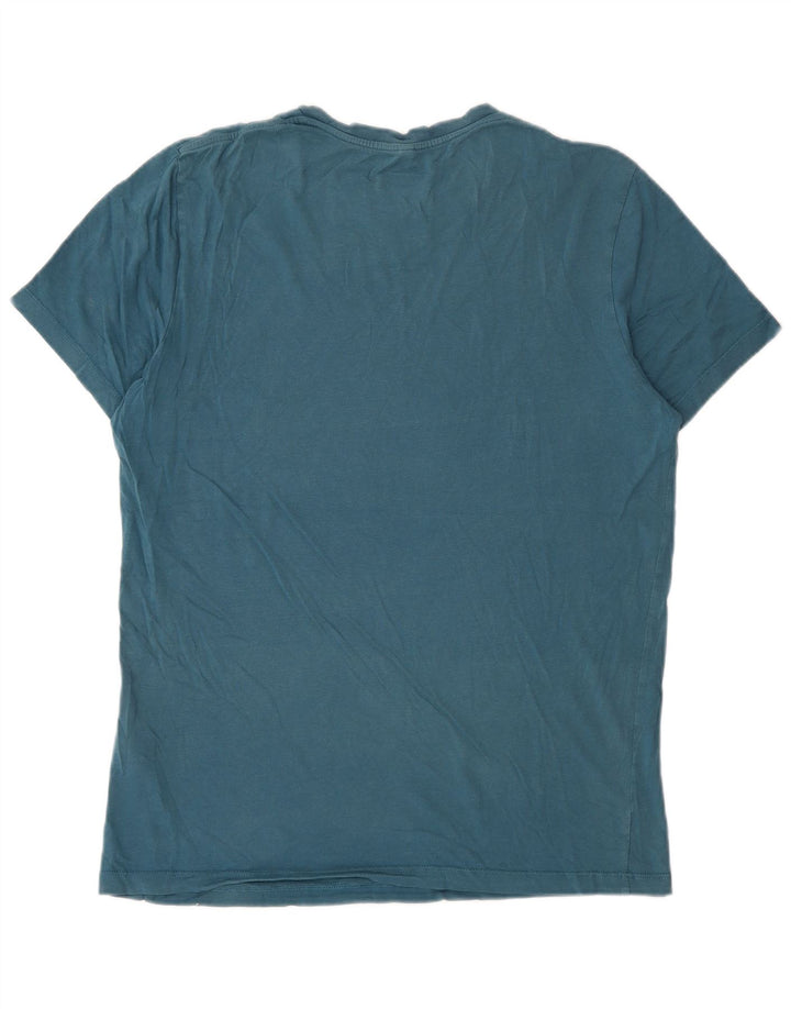 Camiseta masculina Jack Wills Top Azul Médio