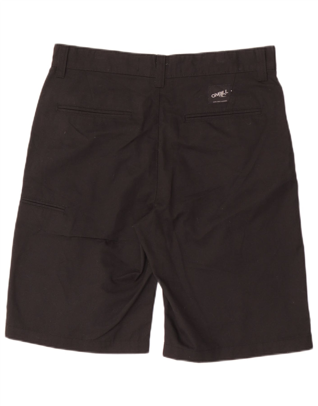 O'Neill Mens Cargo Shorts W32 Médio Algodão Preto