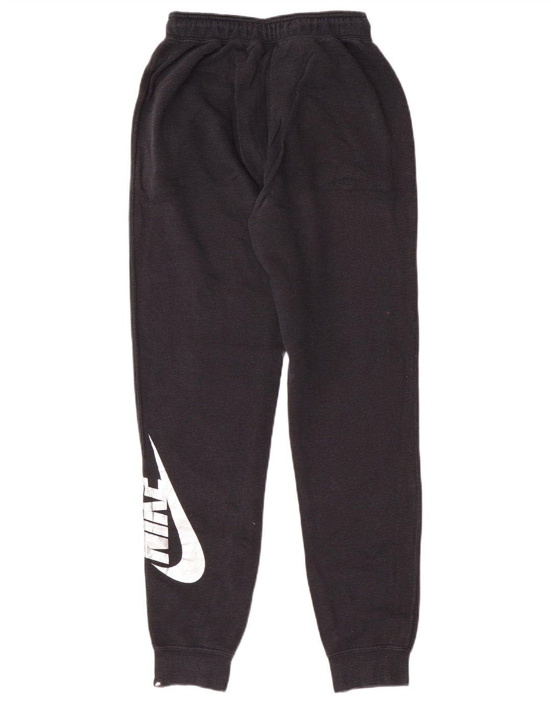 Nike feminino gráfico agasalho calças joggers reino unido 6 xs preto algodão esportes