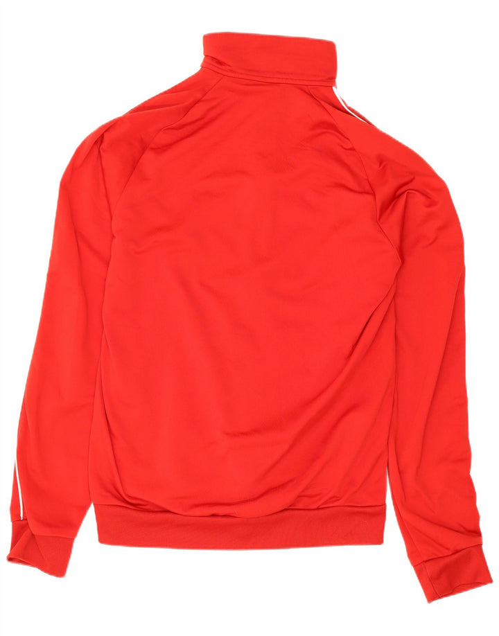 Adidas Mens Treino Top Jacket Pequeno Poliéster Vermelho Esportes