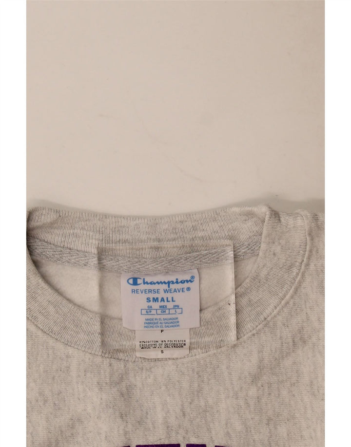 Champion moletom masculino gráfico jumper pequeno algodão cinza