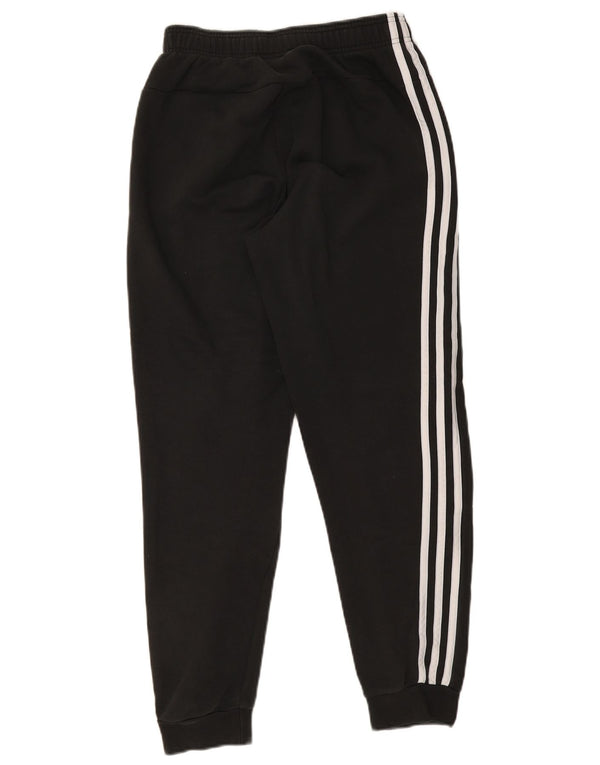 Adidas Mens Treino Calças Joggers Pequeno Algodão Preto