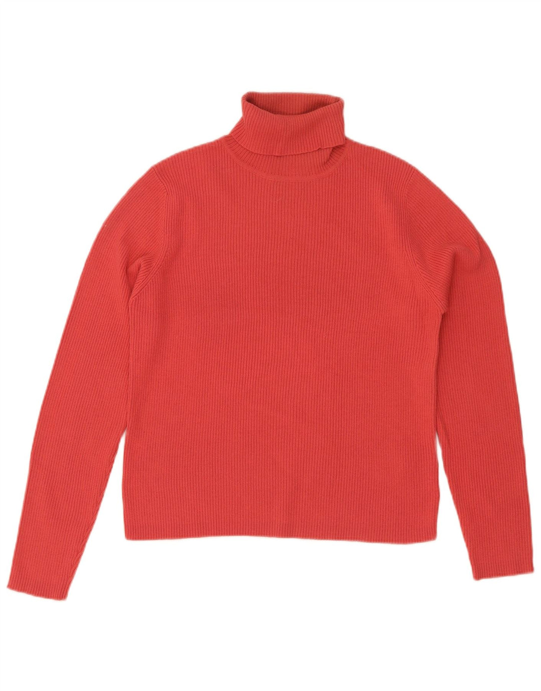 Suéter feminino Marks & Spencer com gola redonda e gola redonda Reino Unido 14 médio vermelho