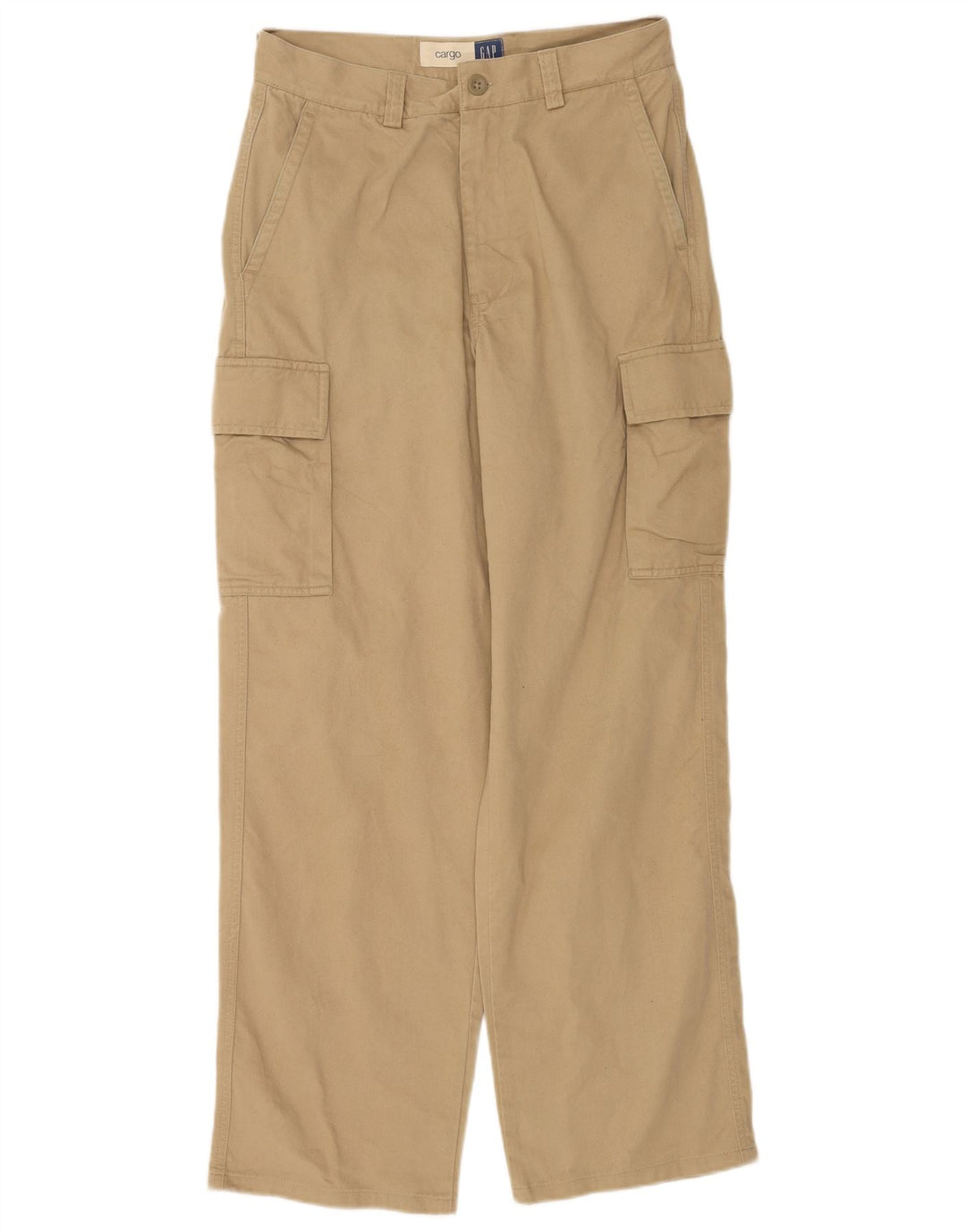Calça cargo reta masculina Gap W30 L32 algodão bege