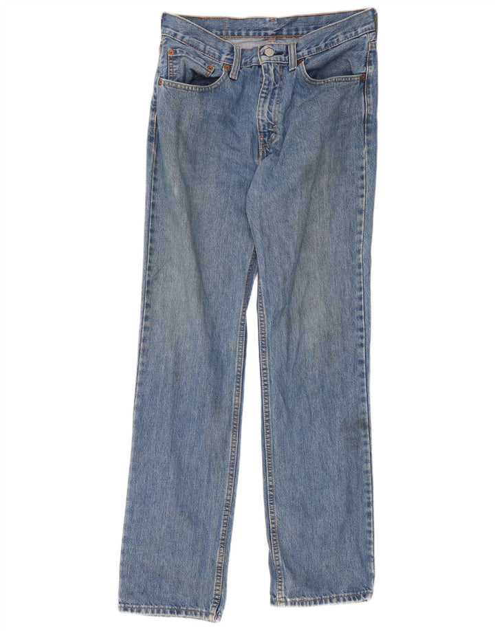 Levi's Masculino 516 Straight Jeans W31 L32 Azul Algodão
