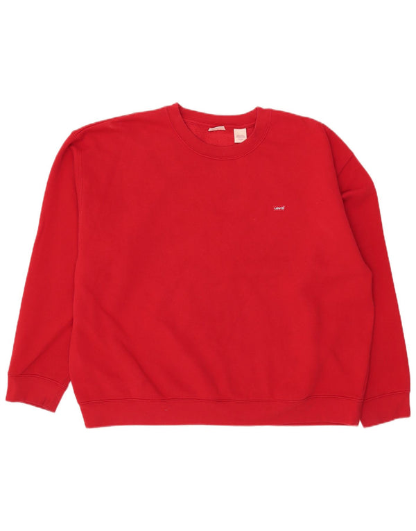 Moletom masculino Levi's Jumper XL vermelho algodão