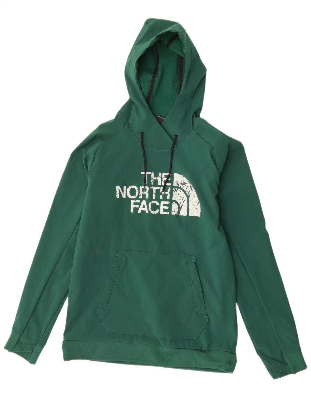 Suéter com capuz gráfico masculino The North Face pequeno poliéster verde