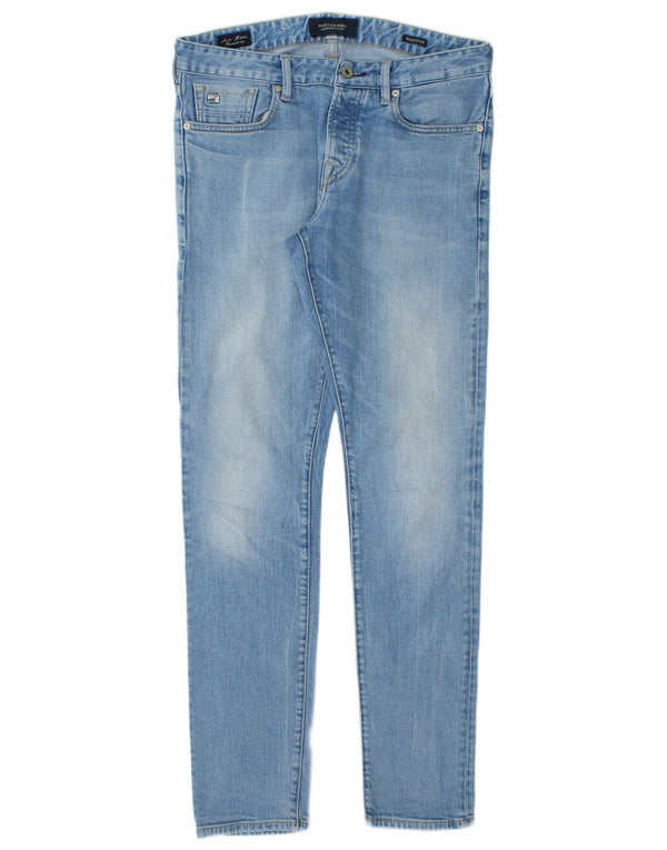Scotch & Soda Masculino Ralston Slim Jeans W30 L32 Azul Algodão