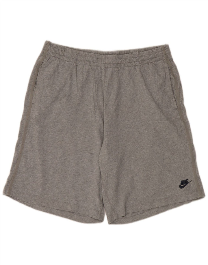 Shorts esportivos masculinos Nike 2XL algodão cinza