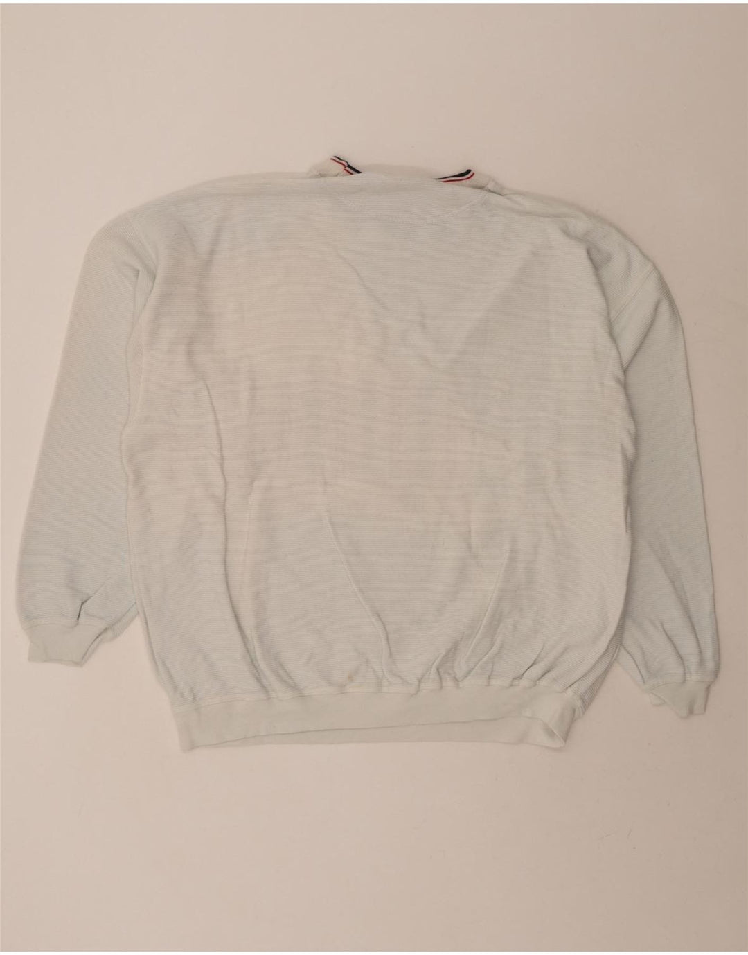 BEXLEYS Mens Crew Neck Jumper Sweater 3XL White Striped Cotton Vintage Bexleys and Second-Hand Bexleys from Messina Hembry 