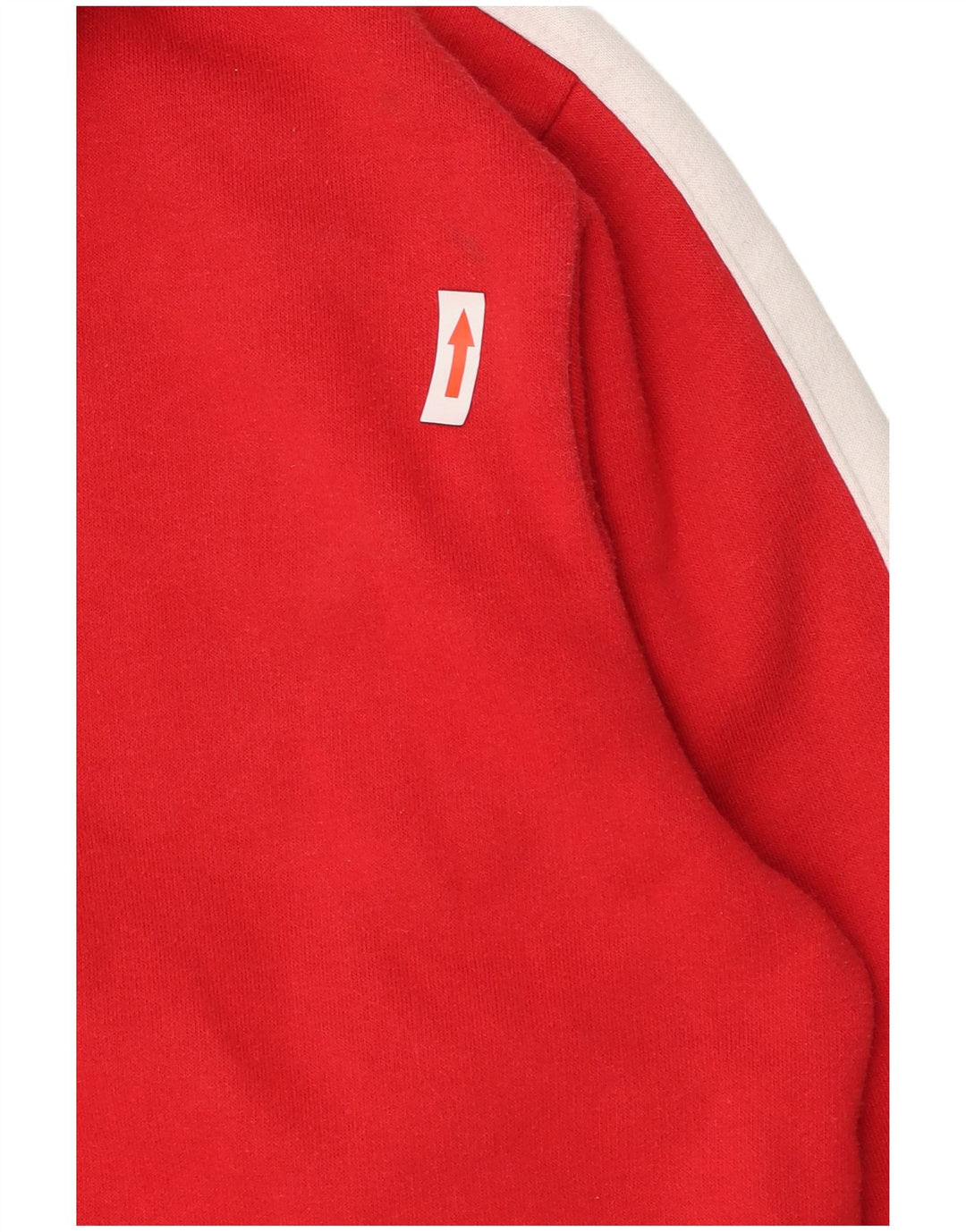 Moletom com capuz gráfico masculino Nike médio vermelho colorblock algodão