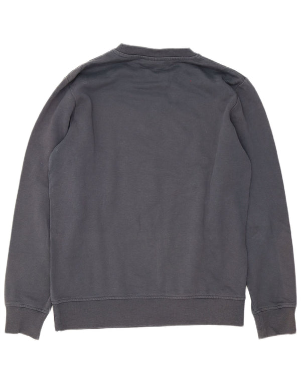 Jack & Jones moletom gráfico masculino jumper cinza médio