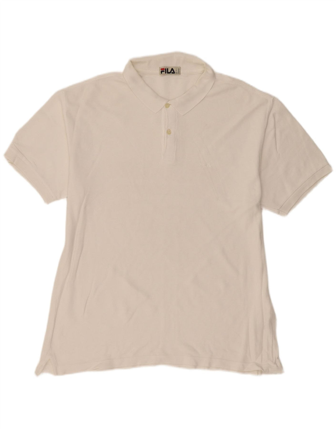 Camisa polo masculina FILA IT 56 2XL branca