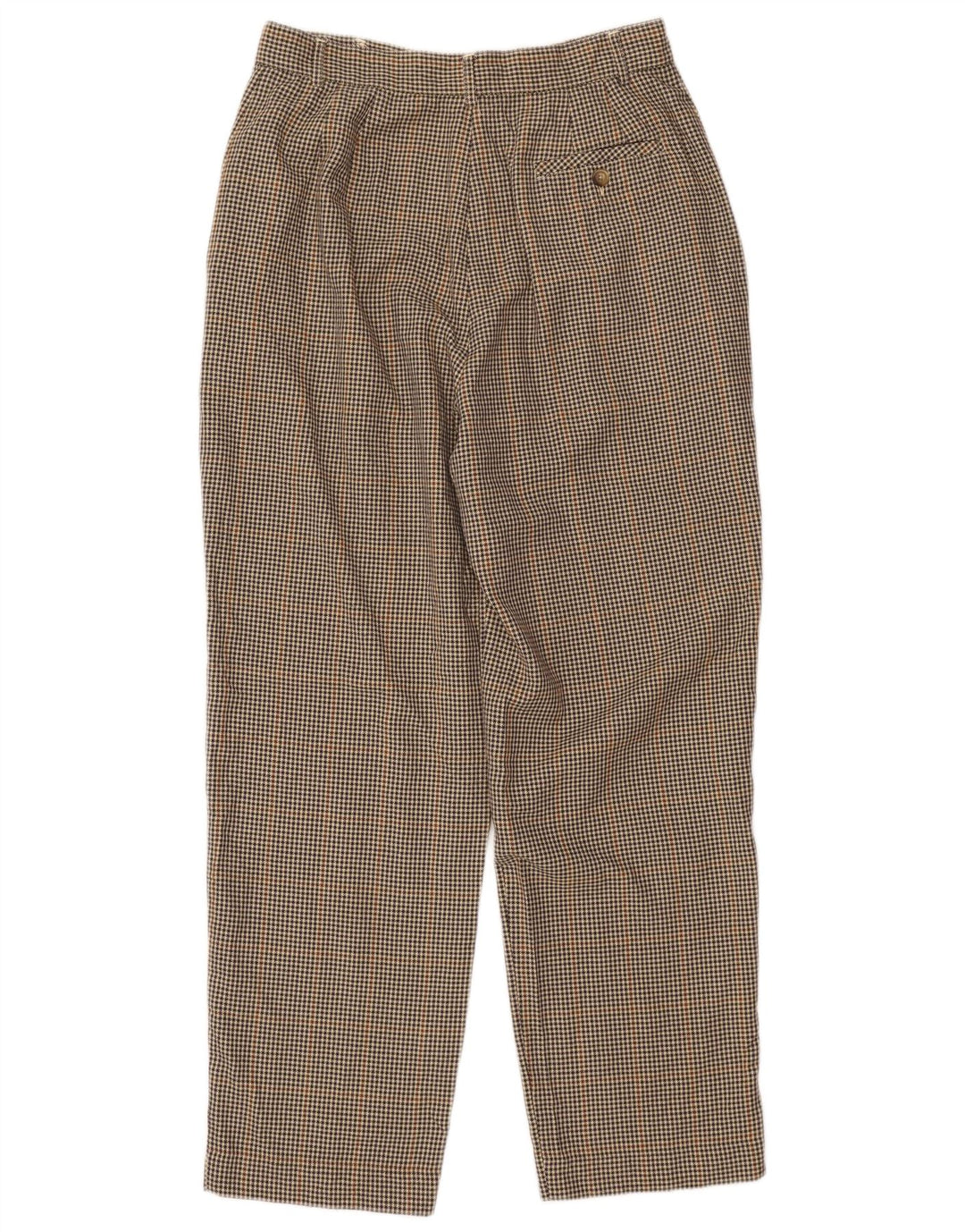 Izod Calça feminina casual folgada US 12 grande W30 L28 poliéster bege