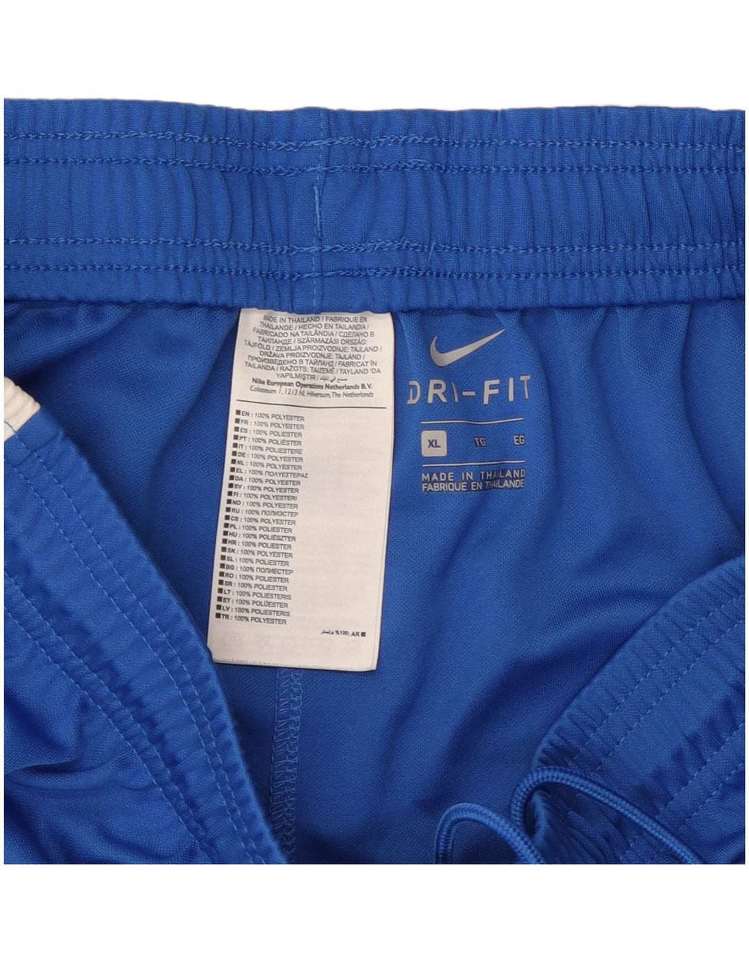 NIKE Masculino Dri Fit Sport Shorts XL Azul Colourblock Poliéster