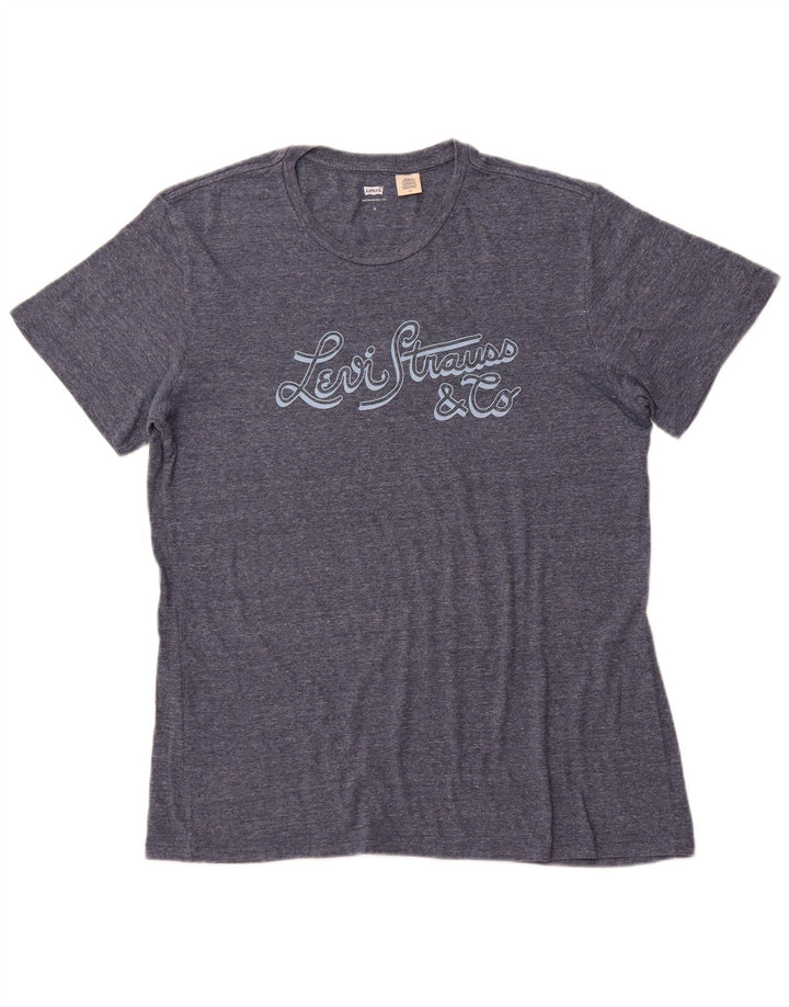 Camiseta gráfica masculina LEVI'S grande azul