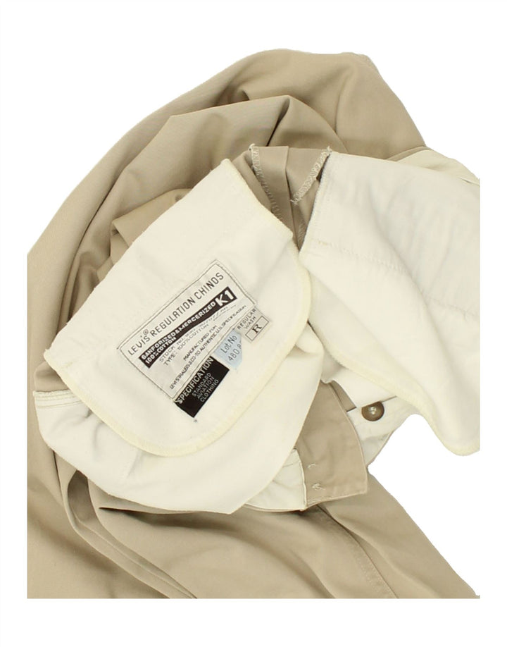 LEVI'S Mens Slim Chino Trousers W30 L29 Beige Cotton Vintage Levi's and Second-Hand Levi's from Messina Hembry 