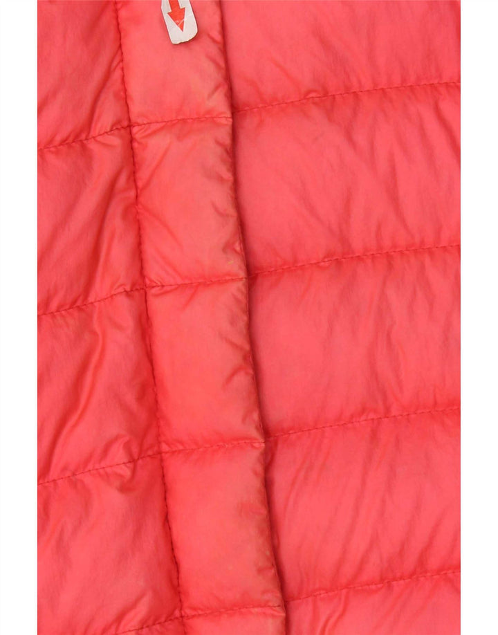 Colete acolchoado feminino Timberland UK 14 médio rosa nylon