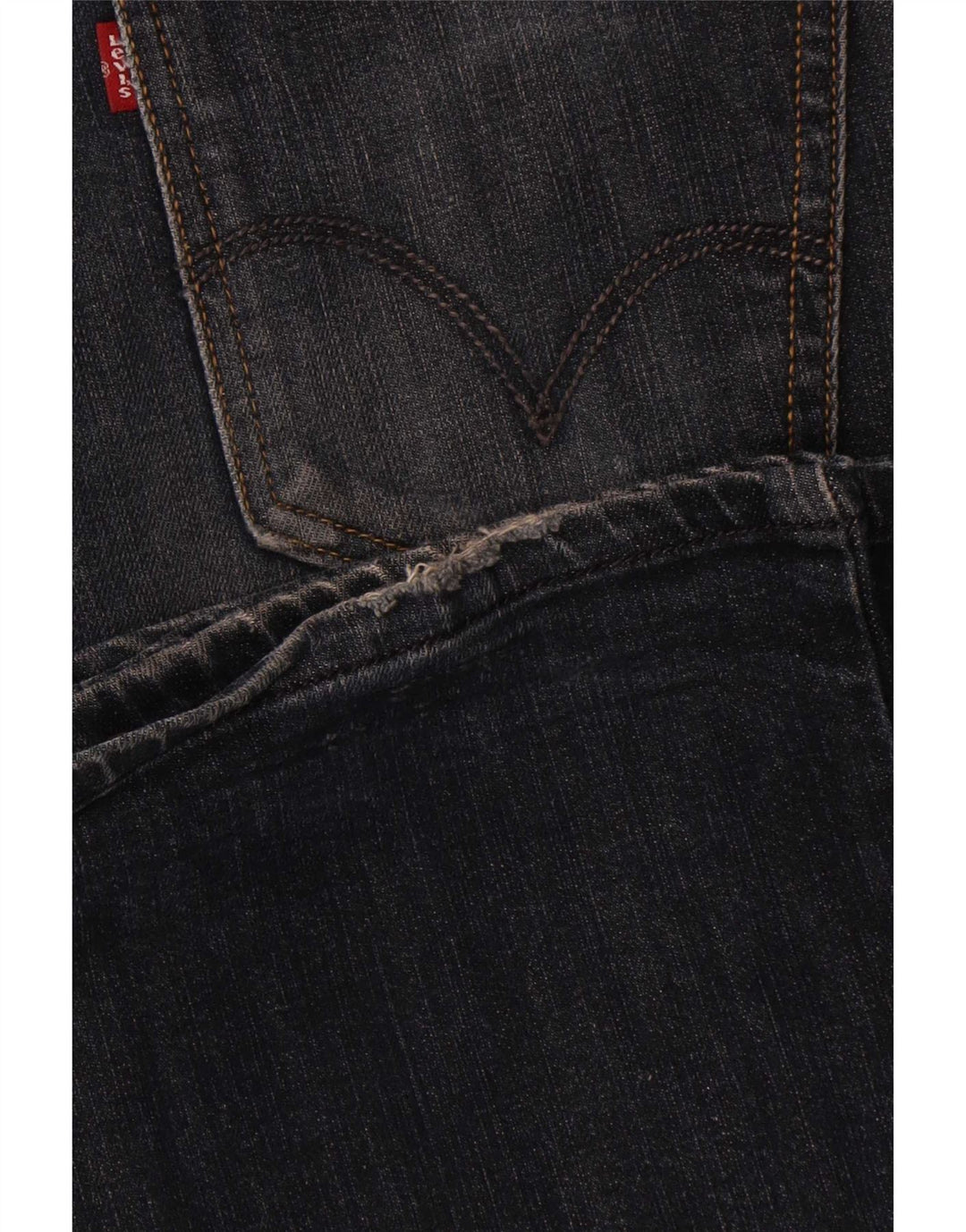 Calça jeans feminina Levi's 514 Bootcut W30 L32 azul marinho algodão