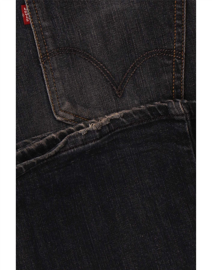 Calça jeans feminina Levi's 514 Bootcut W30 L32 azul marinho algodão