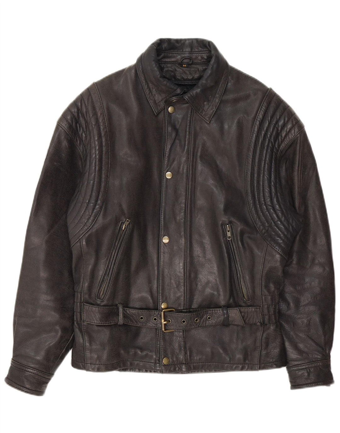 EUROX Mens Harley Davidson Moto Racer Jaqueta Reino Unido 38 Médio Preto