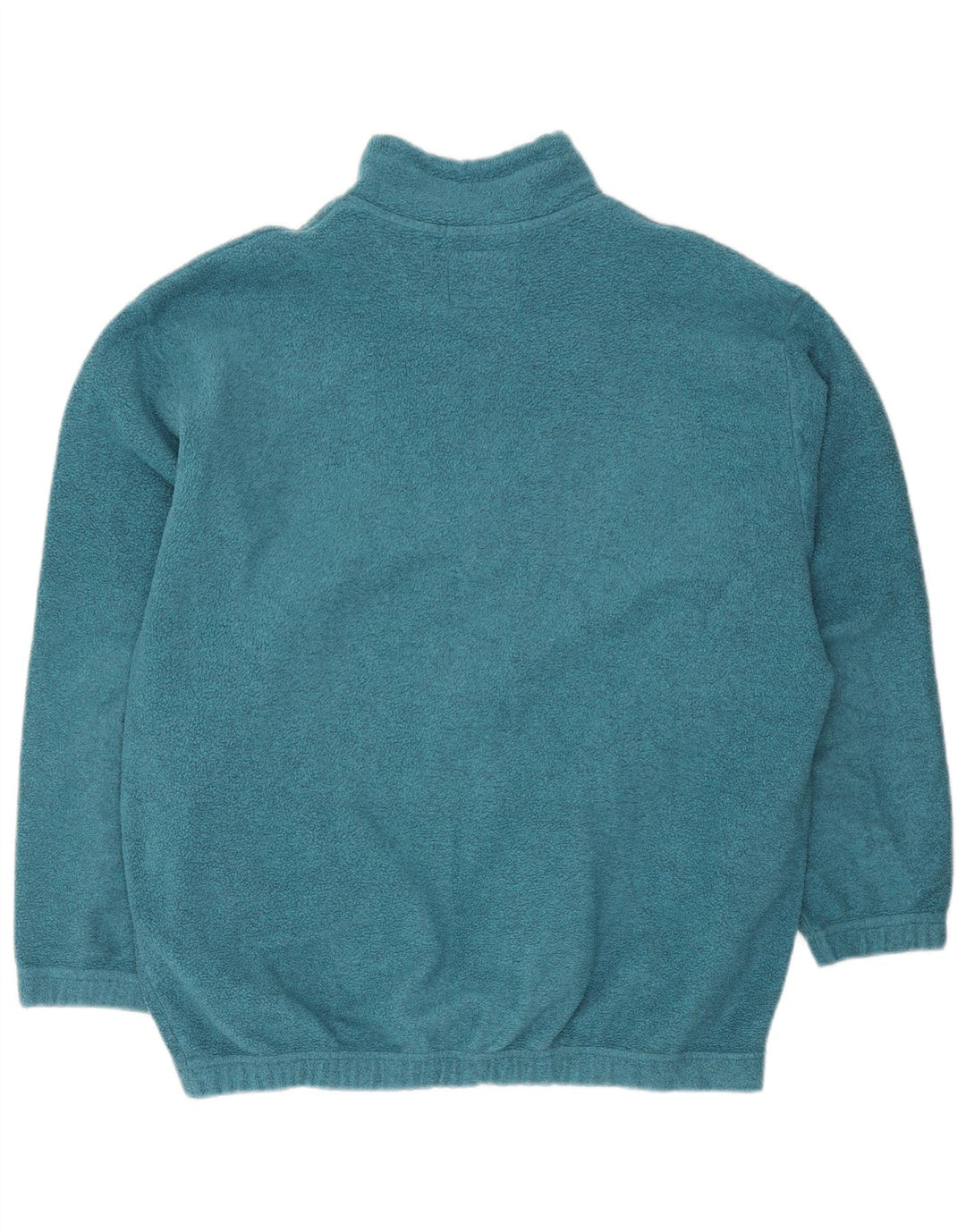 Campagnolo masculino gráfico com zíper e gola de lã jumper IT 48 azul médio