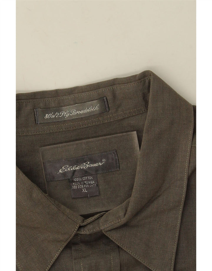 Camisa masculina Eddie Bauer XL algodão cáqui