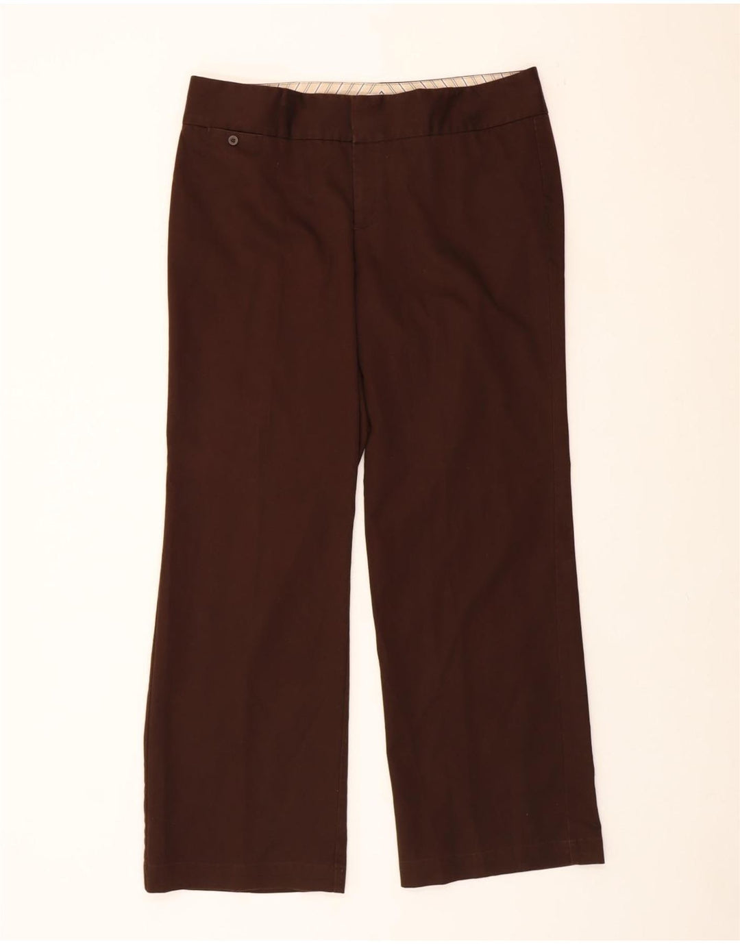 DOCKERS Womens Bootcut Suit Trousers US 16 2XL W38 L32 Brown Cotton Vintage Dockers and Second-Hand Dockers from Messina Hembry 