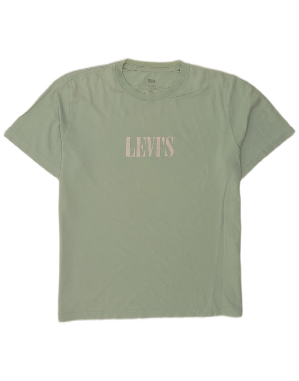 Camiseta masculina Levi's Relaxed Fit Graphic Top Médio Algodão Verde