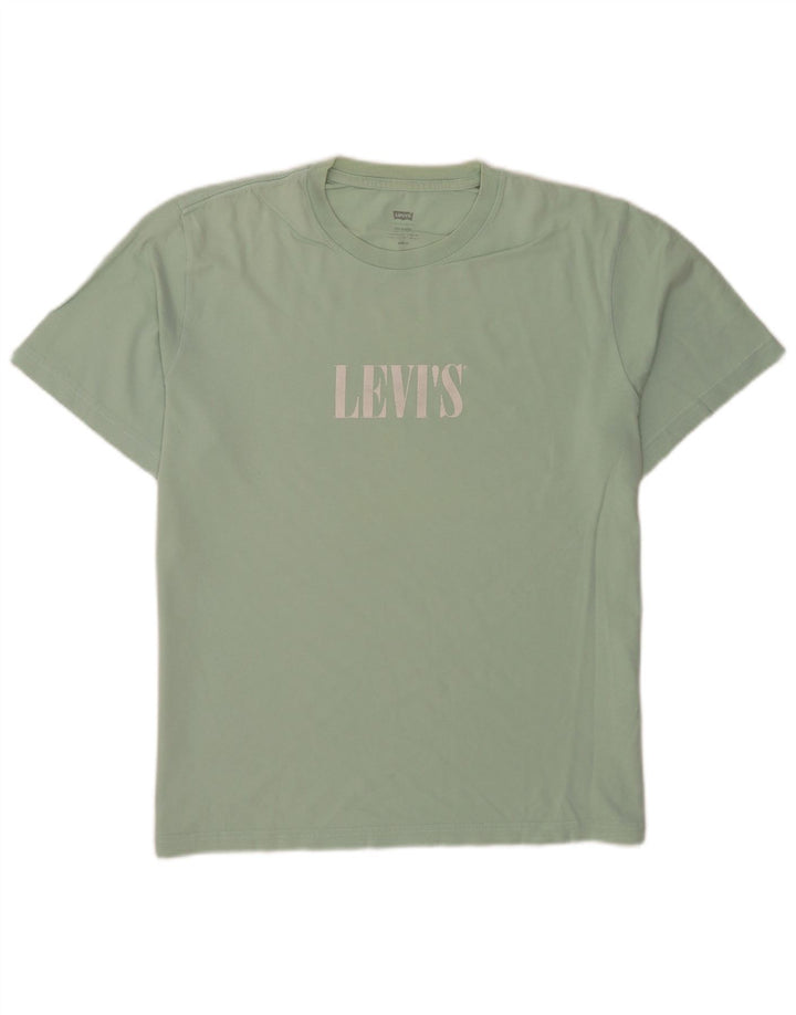 Camiseta masculina Levi's Relaxed Fit Graphic Top Médio Algodão Verde