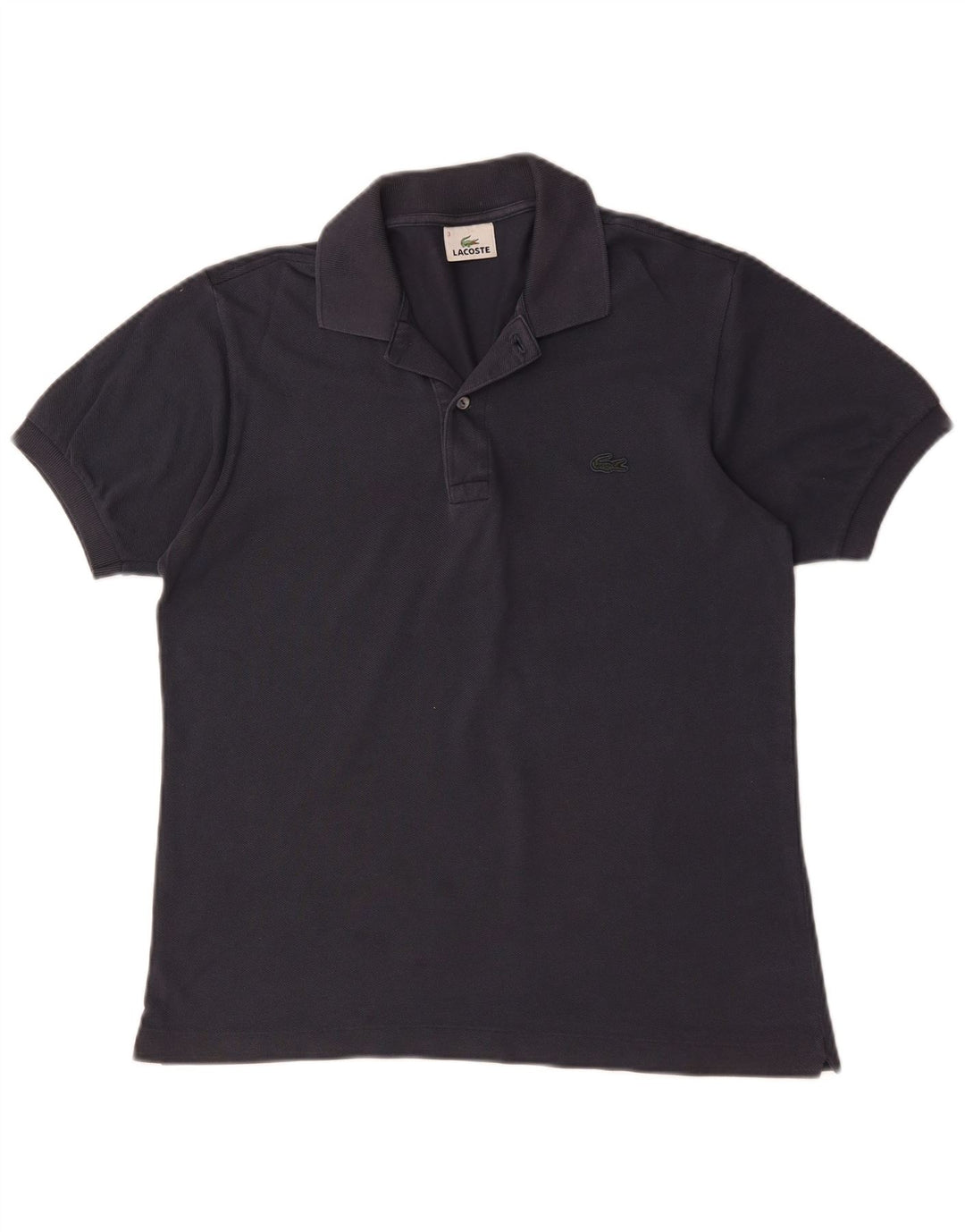 Camisa polo masculina LACOSTE tamanho 3 pequeno algodão cinza