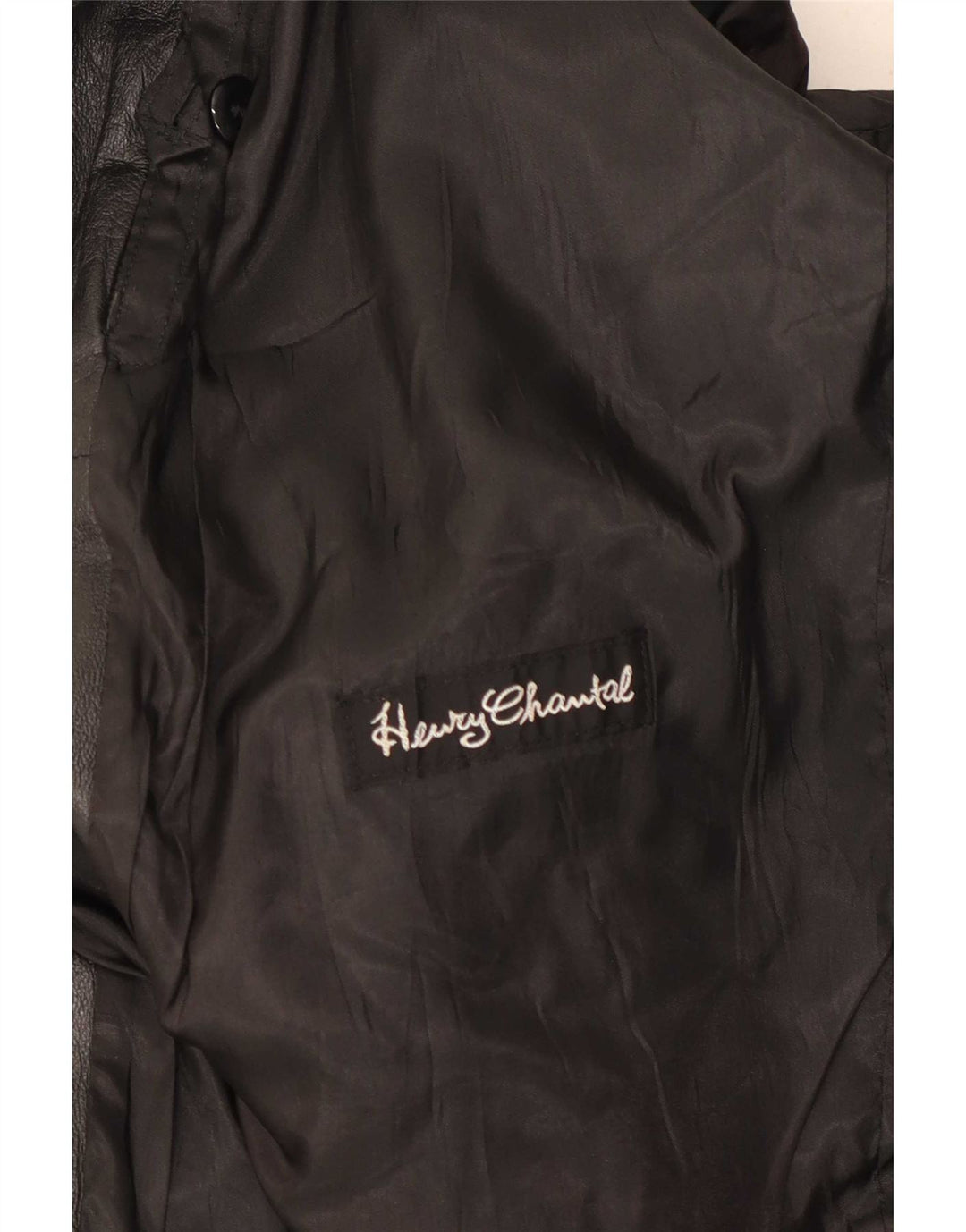 Jaqueta de couro masculina vintage Reino Unido 38 preto médio