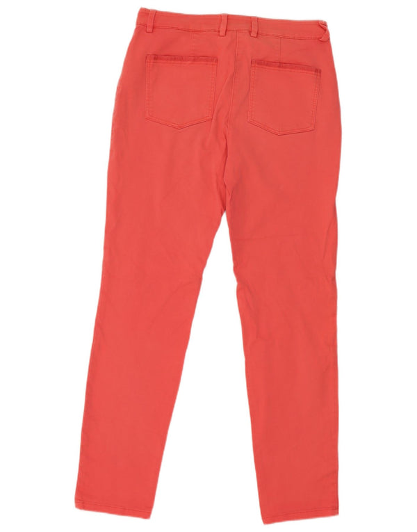 Calça Chino Feminina Boden Slim UK 8 Pequena W28 L28 Algodão Vermelho