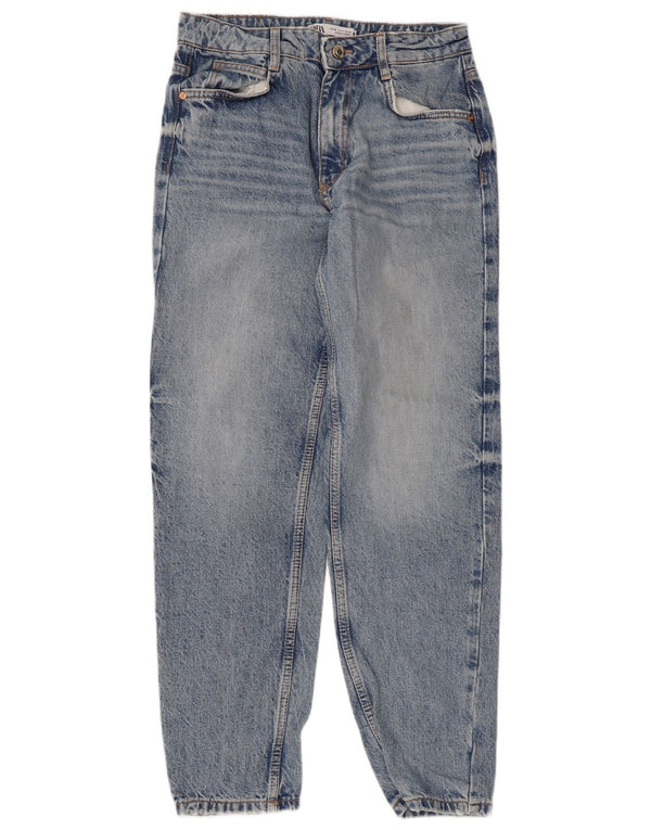 Zara Jeans Cônicos Femininos EU 36 XS W26 L29 Azul