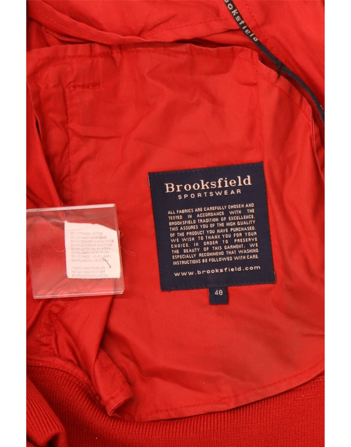 Jaqueta bomber feminina BROOKSFIELD IT 48 XL algodão vermelho