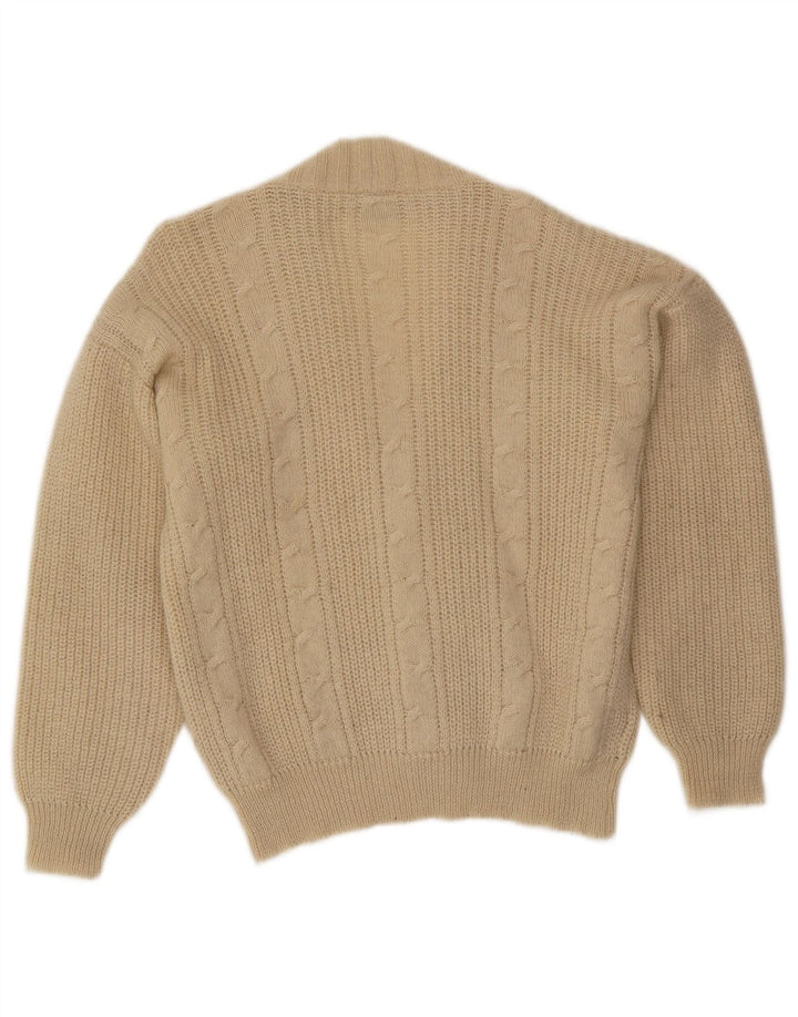 Suéter cardigã masculino Belfe médio off white