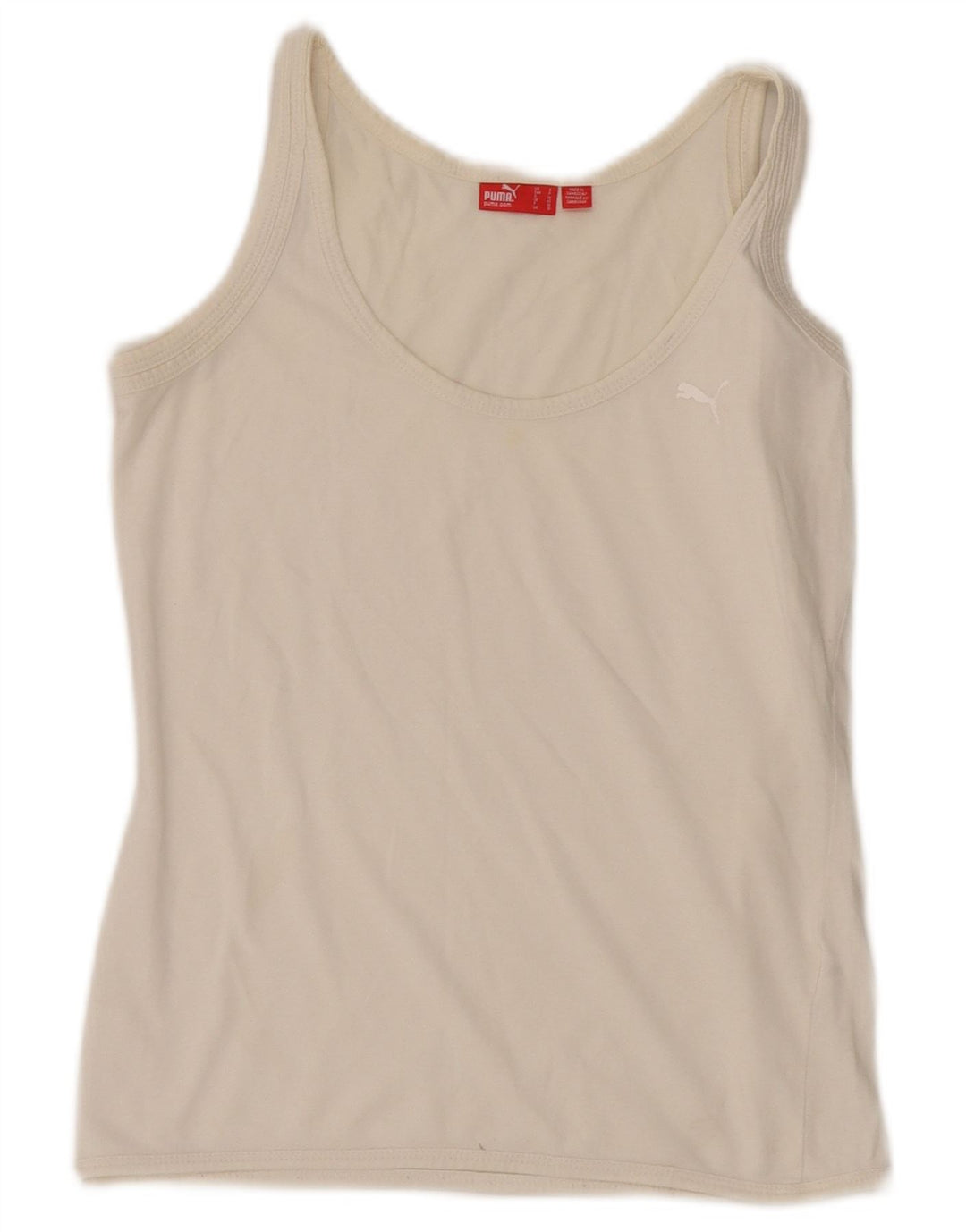 Colete feminino Puma UK 8 pequeno branco