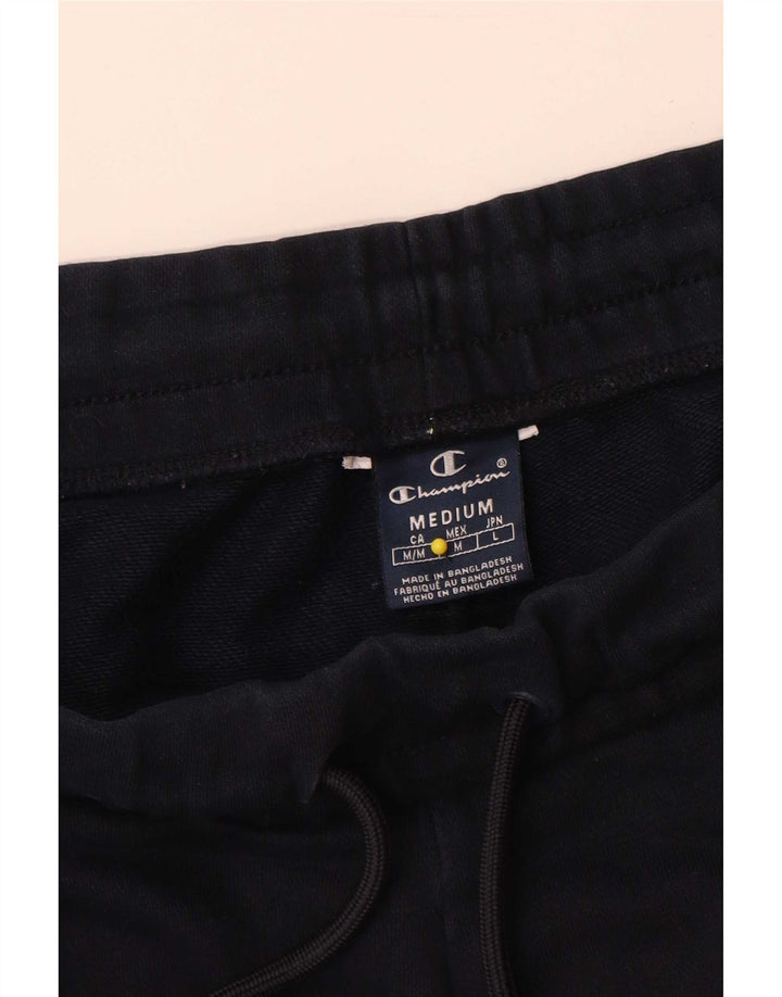 Shorts esportivos gráficos masculinos Champion médio azul marinho