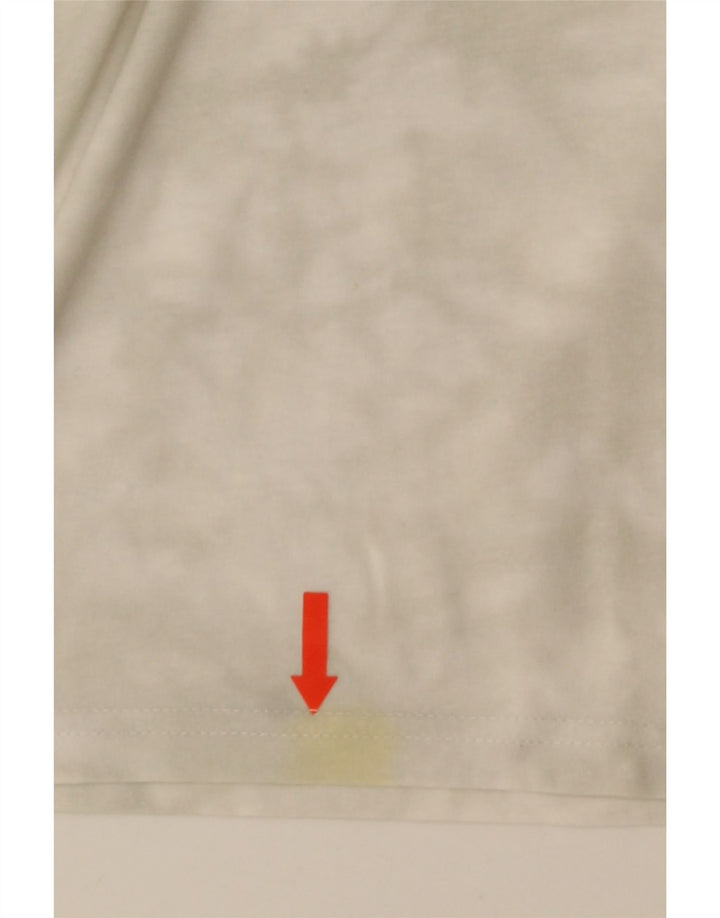 Camiseta masculina Champion grande algodão tie-dye branco