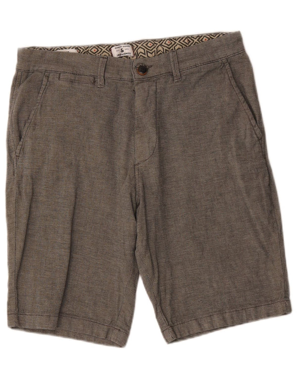 Shorts Chino Masculino Regular Jack & Jones Médio W32 Algodão Cinza