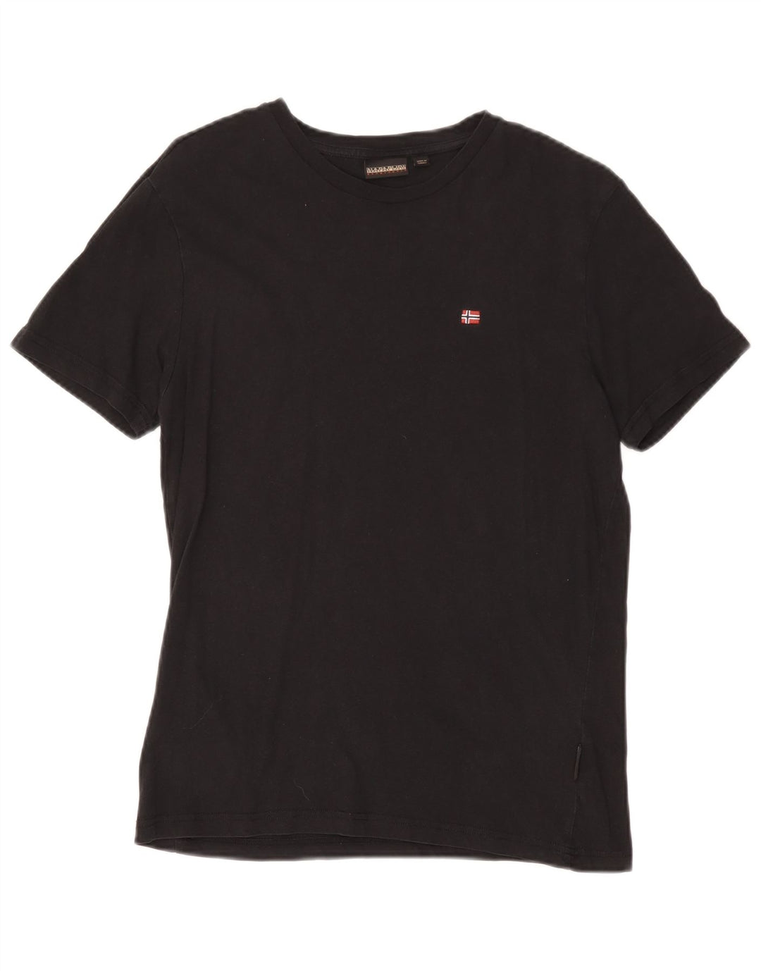 Camiseta masculina Napapijri pequena preta