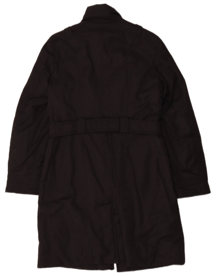 Casaco acolchoado feminino Marella UK 14 grande algodão preto