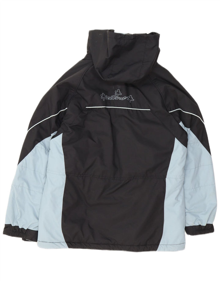 Jaqueta de esqui superdimensionada feminina Brugi IT 42 poliéster azul marinho médio