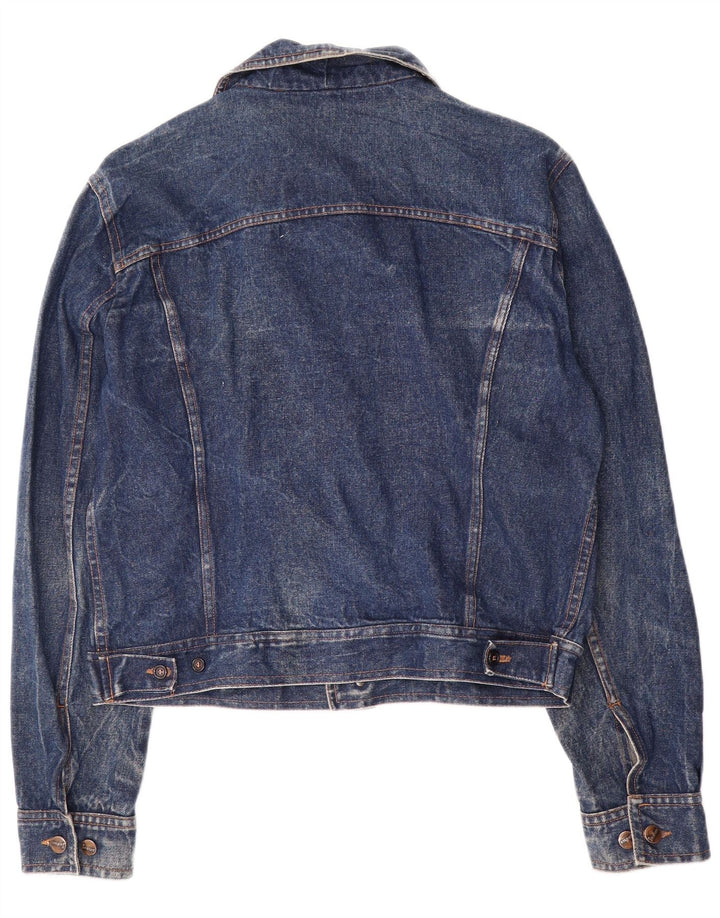 Jaqueta jeans masculina Jesus UK 38 algodão azul médio