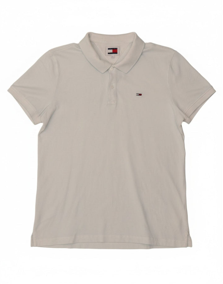 Camisa polo masculina TOMMY HILFIGER XL algodão azul