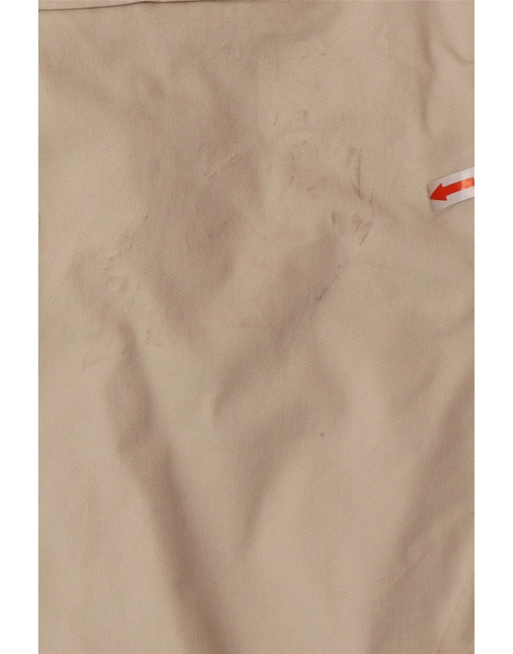 Zara Mens Cargo Shorts EU 40 Médio W31 Algodão Bege