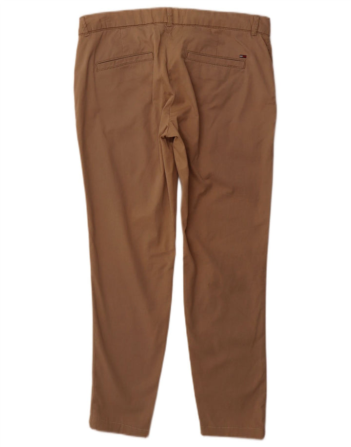 Calça Chino Slim Feminina TOMMY HILFIGER W29 L26 Algodão Marrom