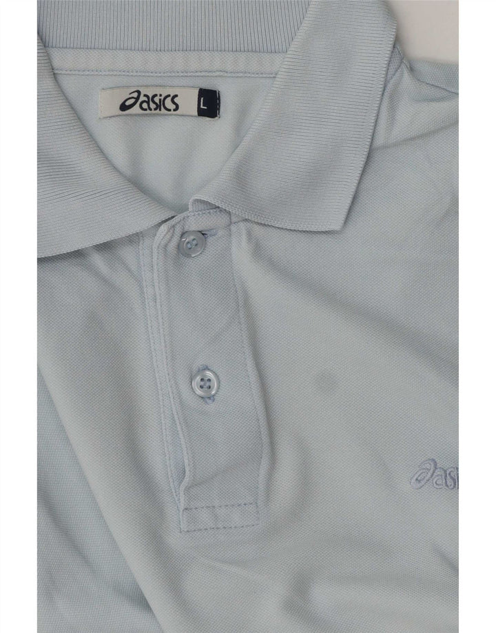 Camisa polo masculina Asics grande azul
